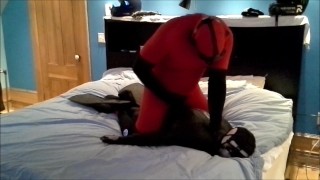 red and black frogman humps orca frogman