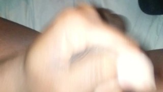 Big black dick makes massive mess