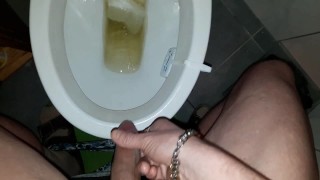 Me Pissing Ends With Big,Huge & Massive Cumshot + Slow-Motion !!!