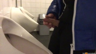 when I'm in a public restroom I need to show my dick on camera