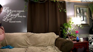 Hungry Preggo Giantess Swallows a Village Bloated Belly Pregnant Kristi