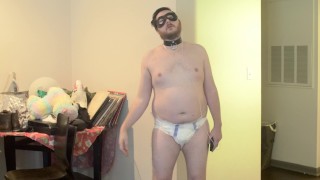 Diaper Slave Humiliation Confession and Dance