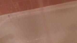 Peeing in the shower