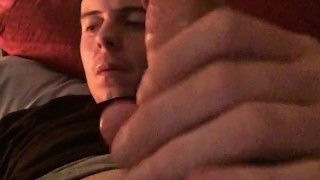 Shooting massive Cum load