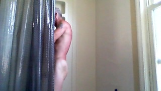 shower shave and cum