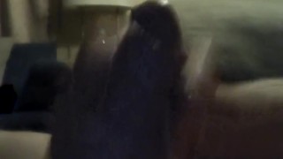 Stroking my dick till I blow a load