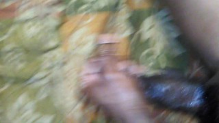 Yunghung ( Mr.XL) rubbing BBC until cum burst out.