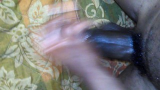Yunghung ( Mr.XL) rubbing BBC until cum burst out.