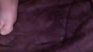 Big Gay Cumshot Towel Drop Floor Shoots Big Load! Latino Explosion