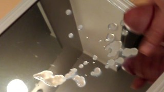Dropping a big cum load