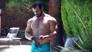 DylanLucas Hot Daddy Eats Young Ass in The Pool