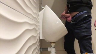 one boy - one urinal - one piss stream