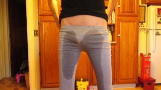 Pissing myself followed by a big cum shot......