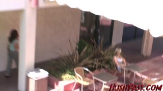 Carolyn teaches a young stud how to fuck a MILF!