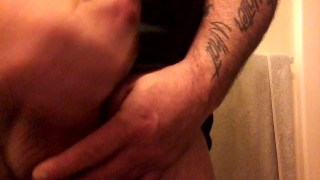 Solo Male cum shot