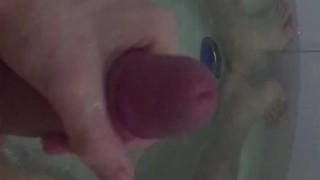 Handjob Underwater / Sexy Teen Boy Jerking Off In Bath (Part 2) / Big Dick