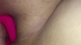 Wet pussy we-vibe toy