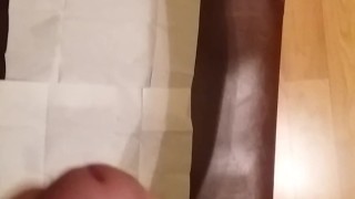 Quick handjob at night
