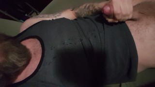 oops I got some cum in my beard