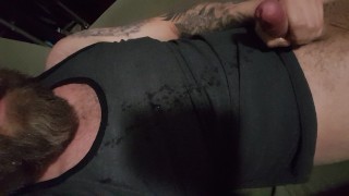 oops I got some cum in my beard