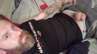 jacking off and showing off my big balls