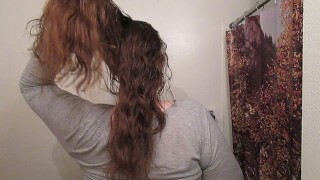 Hair Journal: Combing Long Curly Strawberry Blonde Hair - Week 4 (ASMR)