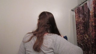Hair Journal: Combing Long Curly Strawberry Blonde Hair - Week 9 (ASMR)