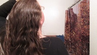 Hair Journal: Combing Long Curly Strawberry Blonde Hair - Week 13 (ASMR)