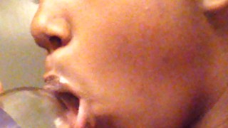 FetiishTay messing around with a bottle