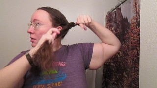 Creating Pig Tails with Long Curly Hair