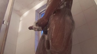 Shower and cum 4