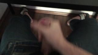 Cum Dripping White Cock