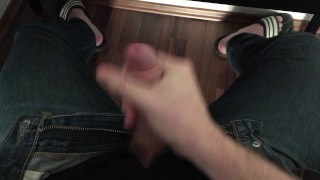 Cum Dripping White Cock