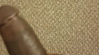 Tugging my balls and bouncing my cock