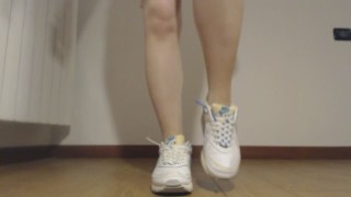 Pee on the nike shoes