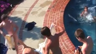 bareback twink orgy - Scene 2