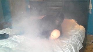 black masked spandex humps masked orca dummy part 2