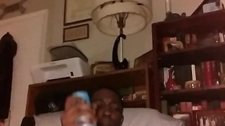 Super Hot Black Pipe Stroked With Fleshlight
