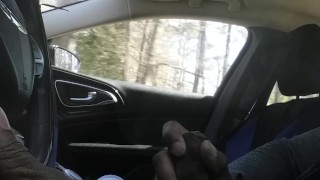 Driving both hands on my dick