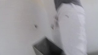 piss in a park restroom