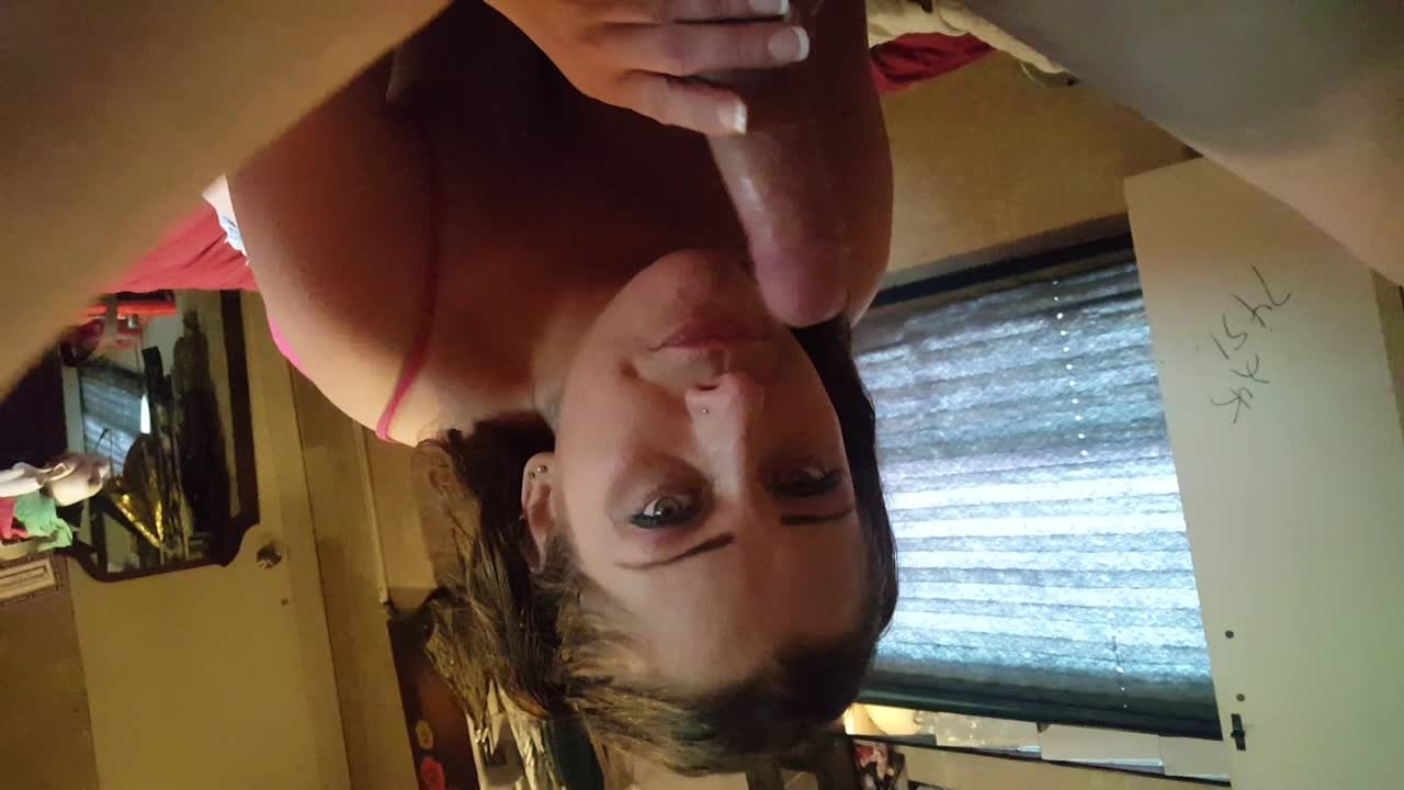 Smoking blowjob cumshot