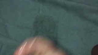 Horny smoking stroking