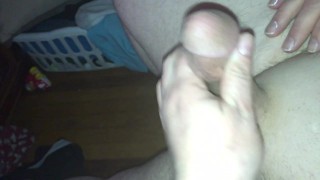 Husband jerking off