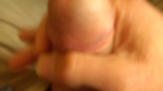 Masturbating my big French cock