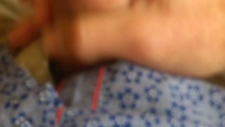 Masturbating my big French cock