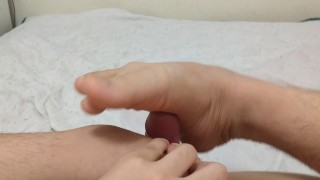 jerking using my feet