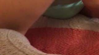 Bent over Asian orgasm
