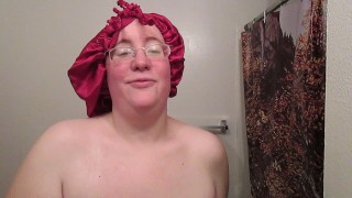 Using Deep Coniditoner on my Hair Right Out of the Shower