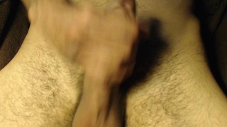 Playing with cock, almost there (short vid)