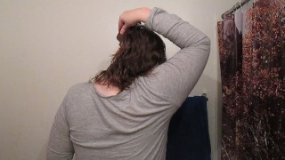 Hair Journal: Combing Long Curly Strawberry Blonde Hair - Week 17 (ASMR)